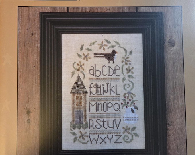 Bent Creek Brownbird Sampler Cross Stitch Pattern. Free Shipping. Used Condition.