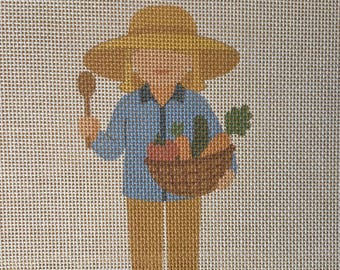 IN STOCK Martha Needlepoint Canvas 9"x7" -  5"x3"  finished size #18 mesh. New Condition. Free Shipping.