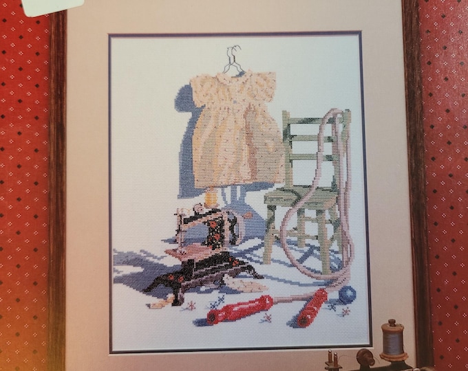 Anna's New Dress Cross Stitch Pattern. FREE Shipping. Used Condition.