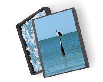 Pelican Puzzle 96-1000-Piece | Coastal Floral Seaside Jigsaw