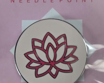 White Lotus Needle Minder. FREE SHIPPING. New Condition.