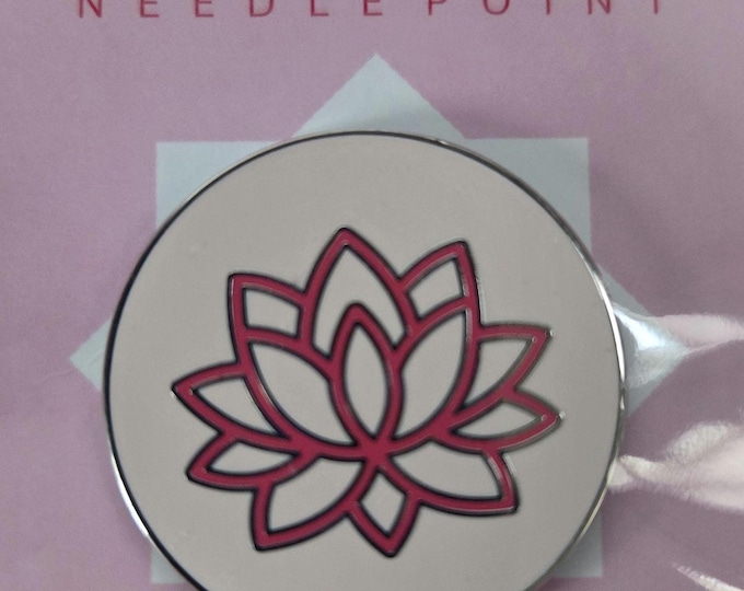 White Lotus Needle Minder. FREE SHIPPING. New Condition.