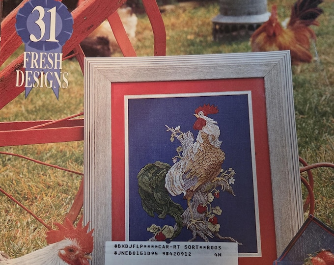 Cross Stitch and Country Crafts Magazine May/Jun 1995. FREE SHIPPING. Used Condition