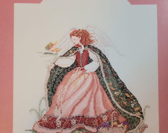 Mar Bek Woodland Angel Cross Stitch Pattern. FREE SHIPPING. Used Condition.