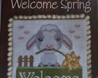 Cottage Garden Springtime Series #4 Welcome Spring Cross Stitch Pattern. FREE SHIPPING. Good Condition.
