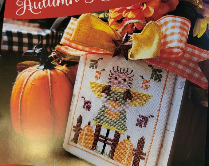 Anabellas Autumn Harvest Angel Cross Stitch Pattern. Free Shipping. Good Condition.