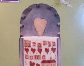 Twisted Threads Hearts Come Home Itty Bitty Cross Stitch Pattern Book - FREE SHIPPING