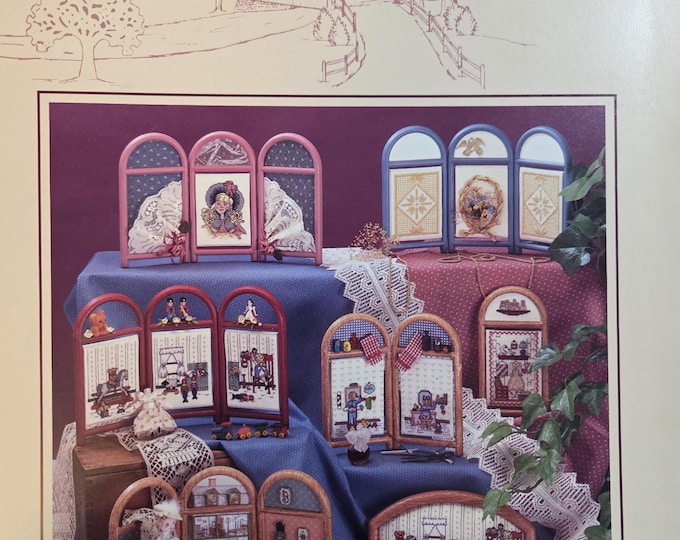 Spinning Wheel This and That Dressing our Room Cross Stitch Pattern. FREE SHIPPING. Used Condition