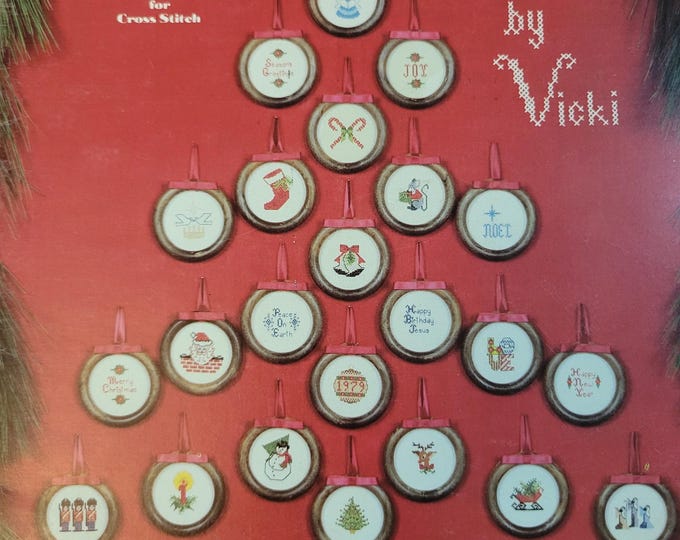Christmas Doo-Dads Cross Stitch Pattern. Free Shipping. Used Condition