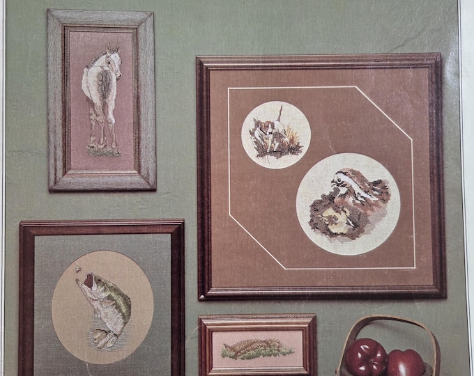 Barrett House Fourth Tri Cross Stitch Pattern. FREE SHIPPING. Preowned Older Used Condition