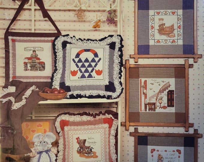 Canterbury Designs Hopscotch Classics Country Edition Cross Stitch Pattern. FREE SHIPPING. Used Condition.