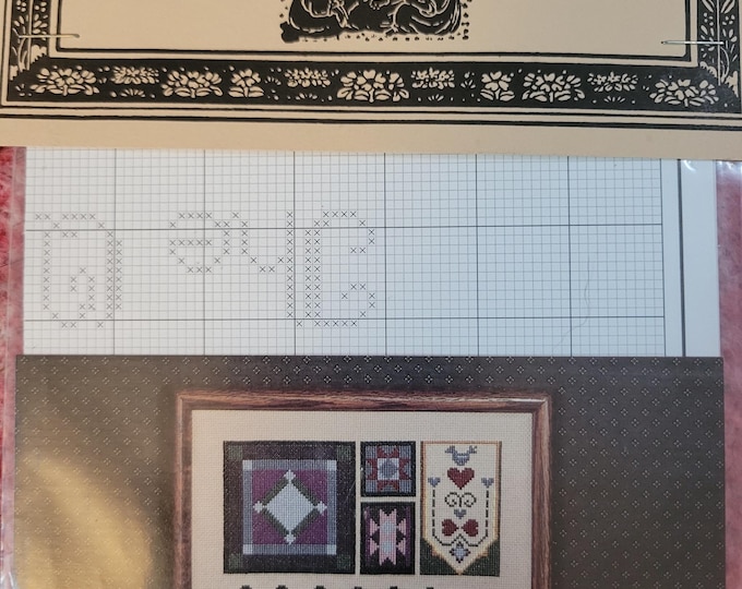 Told In A Garden The Quilting Cross Stitch Pattern. Good Condition. Free Shipping.