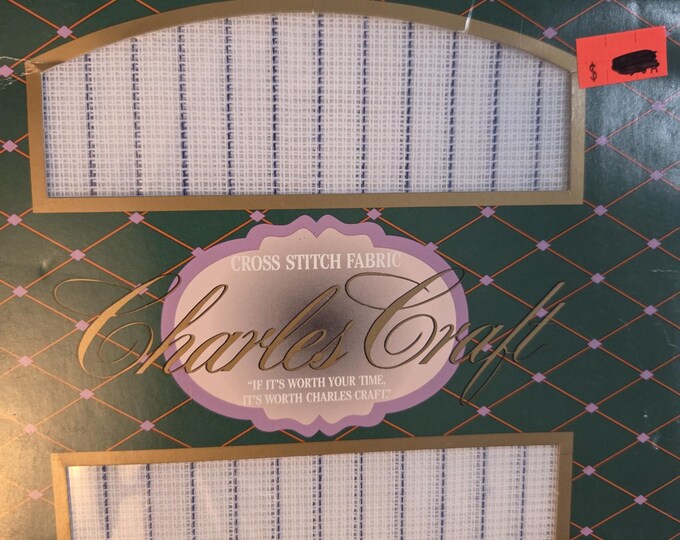 Charles Craft Waste Canvas 14 ct 3pcs 6x6. FREE SHIPPING. Older Packaging.