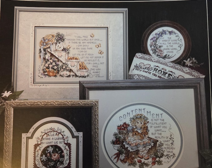 Stoney Creek Thoughts of Wisdom Stitching Cross Stitch Pattern. FREE SHIPPING. Used Condition.