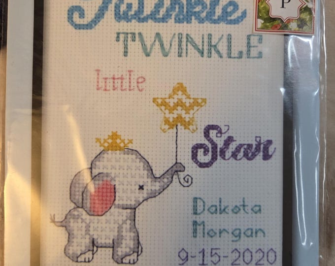 Design Works Little Star Counted Cross Stitch Kit. FREE SHIPPING. Preowned Good Condition.