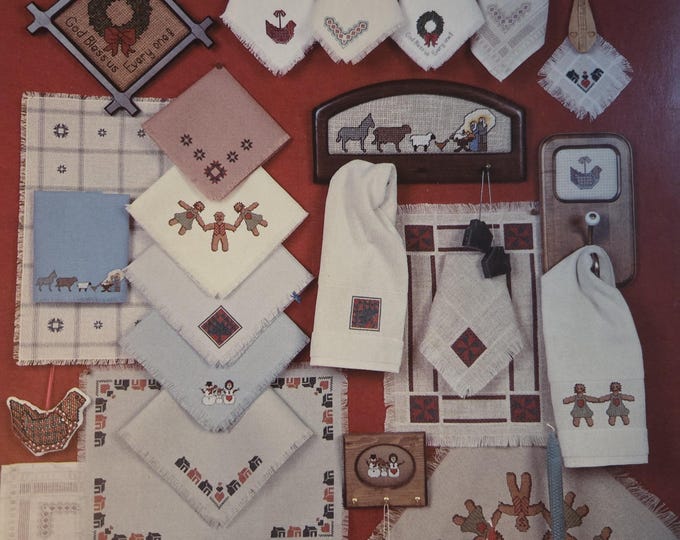 Hickory Hollow Christmas Best Breadcovers and Recipes Cross Stitch Pattern. FREE SHIPPING. Used Condition.