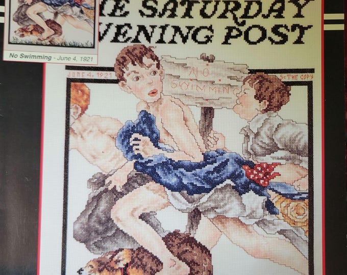 Stoney Creek The Saturday Evening Post No Swimming. FREE SHIPPING.
