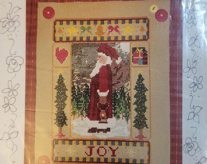 Country Garden Stitchery Joy Cross Stitch Pattern. Free Shipping. Good Condition.