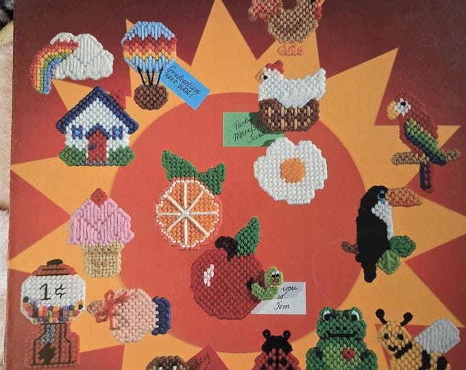 Leisure Arts Quick & Easy Magnets for Plastic Canvas. Preowned Used Condition. Free shipping.