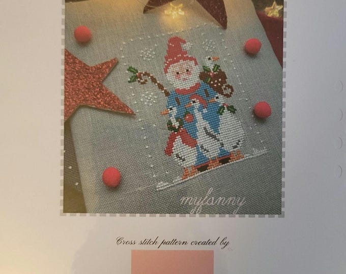 Myfanny Santa Collection #6 Cross Stitch Pattern. Free Shipping. Good Condition.