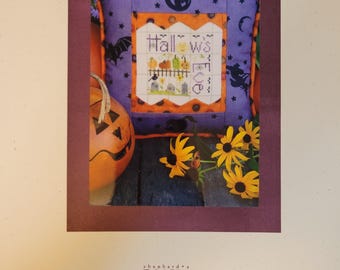 Bush Hallows Eve Cross Stitch Pattern. FREE SHIPPING. Used Condition.