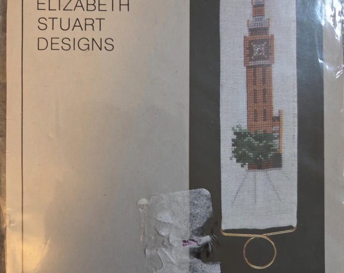 Elizabeth Stuart Designs Big Ben Bell Pull Cross Stitch Pattern Only. FREE SHIPPING. Used Condition