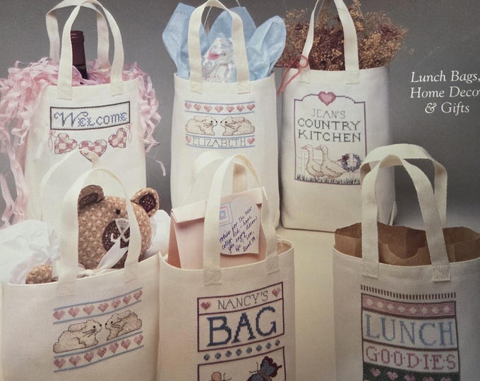 Jean Farish In The Bag Not So Lil Totes Cross Stitch Pattern. FREE SHIPPING. Preowned Used Older Condition.
