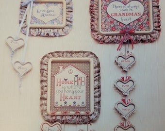 So Dear To My Heart Cross Stitch Pattern - FREE SHIPPING. Used Condition