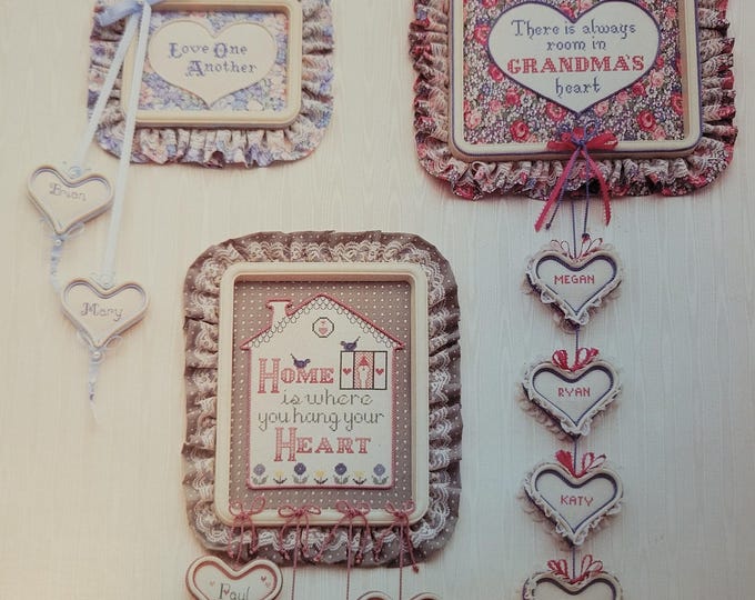 So Dear To My Heart Cross Stitch Pattern - FREE SHIPPING. Used Condition