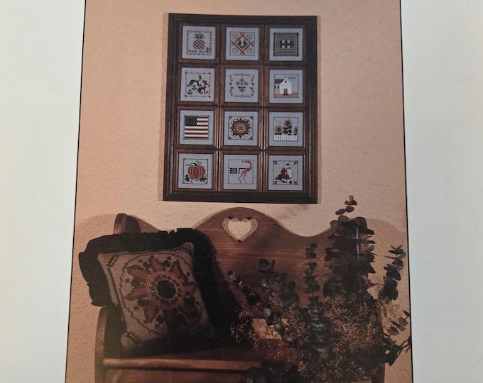 Fanci That American West Collection Heirlooms Cross Stitch Pattern. FREE SHIPPING. Used Condition