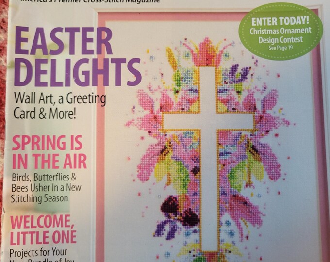 Just Cross Stitch Magazine April 2020. Good Condition. Free Shipping.