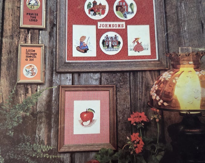Little Things Mean A Lot Cross Stitch Pattern. FREE SHIPPING. Preowned Used Older Condition.
