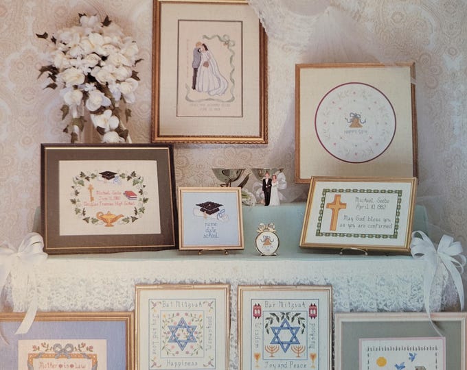Loving Memories Cross Stitch Pattern. FREE SHIPPING. Used Condition.