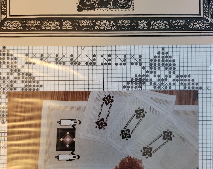 Told In A Garden Amish Women Cross Stitch Pattern. Good Condition. Free Shipping.