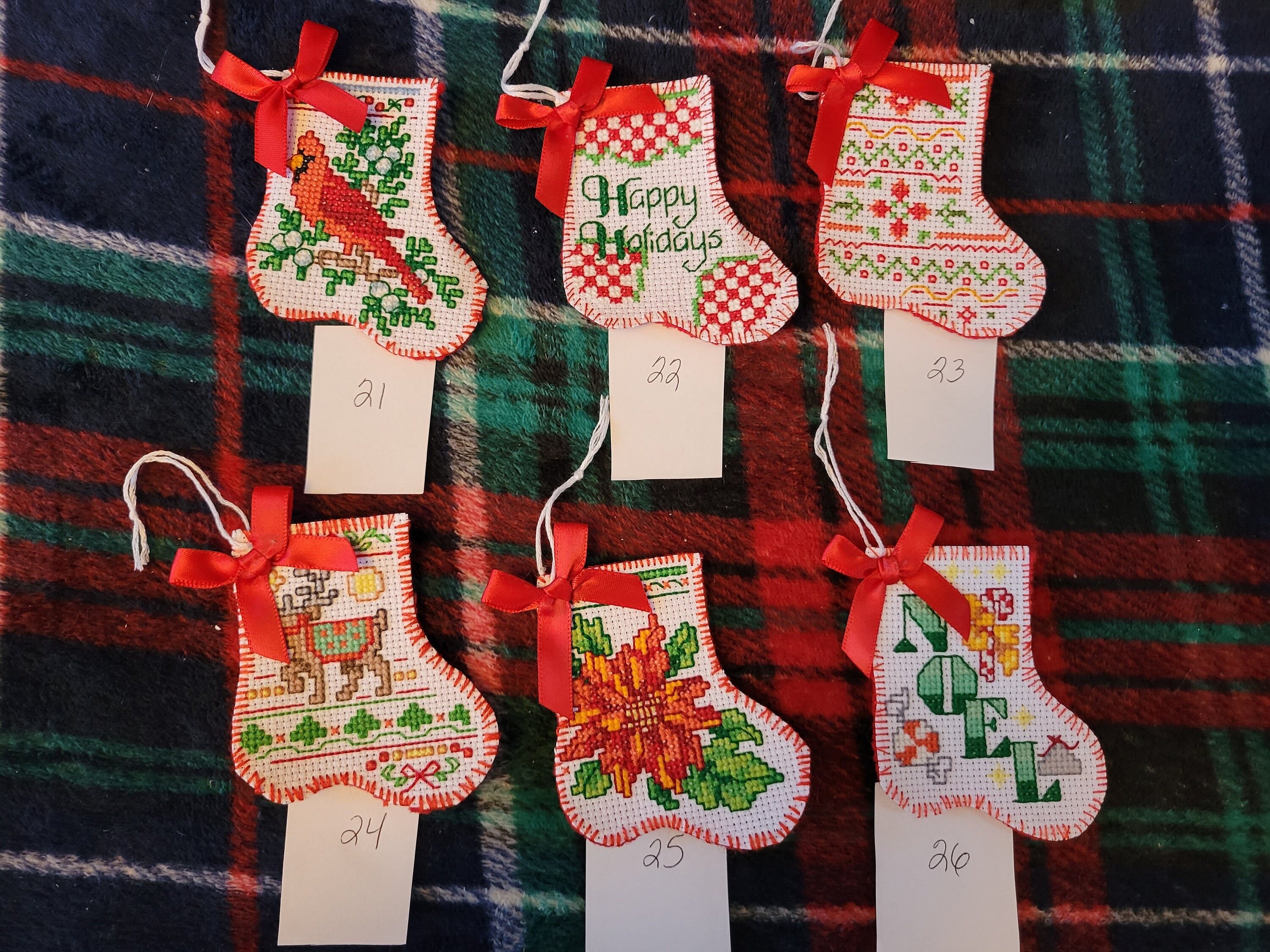 Gift Arena: Vintage Christmas Needlepoint Stockings