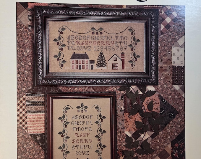 Cinnamon Heart Needleworks Raspberry Bramble Cross Stitch Pattern. FREE SHIPPING. Preowned Used Condition.
