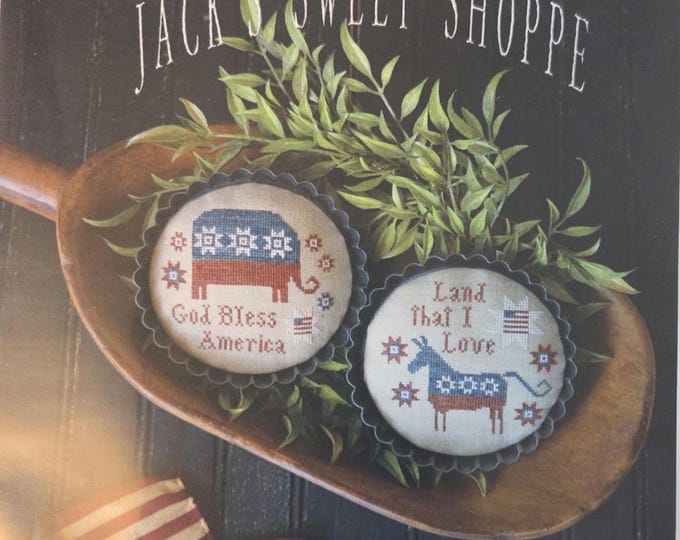 Plum Street Samplers Party Tarts Cross Stitch Pattern. Free Shipping. Good Condition.