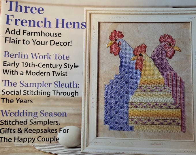 Just Cross Stitch Magazine June 2019. Used Condition. Free Shipping.