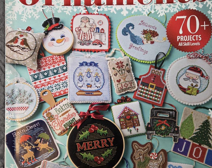 Just Cross Stitch Christmas Ornaments 2022 Magazine. Used Condition. Free Shipping.