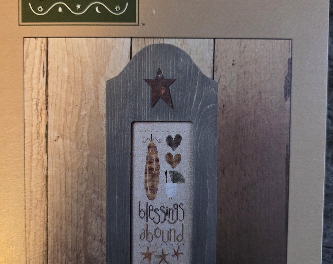 Bent Creek Blessings Abound Cross Stitch Pattern. FREE SHIPPING. Good Condition.