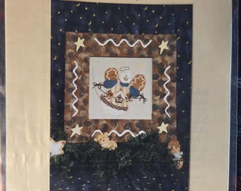 Waxing Moon Designs Gingerbread Angel Cross Stitch Pattern. Free Shipping. Used Condition. No Buttons Included.