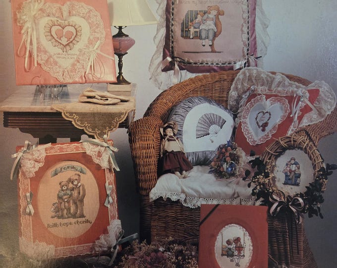 Alma Lynne Victorian Sentiments Cross Stitch Pattern. FREE SHIPPING. Used Condition