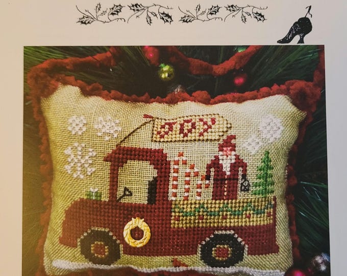 Homespun Elegance Country Spirits Collection Christmas Joy Truck Cross Stitch Pattern. Free Shipping. New Condition.