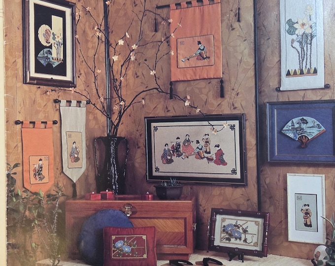 This is The Song of the Orient Cross Stitch Pattern. FREE SHIPPING. Used Condition.