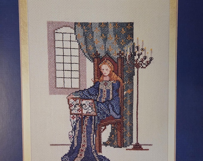 Mar Bek Medieval Embroiderer Cross Stitch Pattern. FREE SHIPPING. Used Condition.