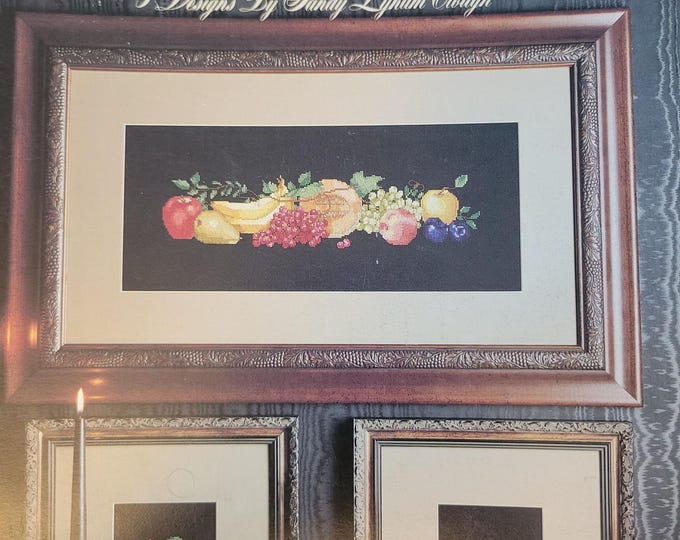Leisure Arts Abundance Cross Stitch Pattern. Free SHIPPING. Used Condition