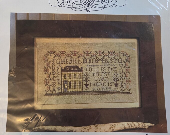 Homespun Elegance A Family Homestead Cross Stitch Pattern. Free Shipping. Used Condition.