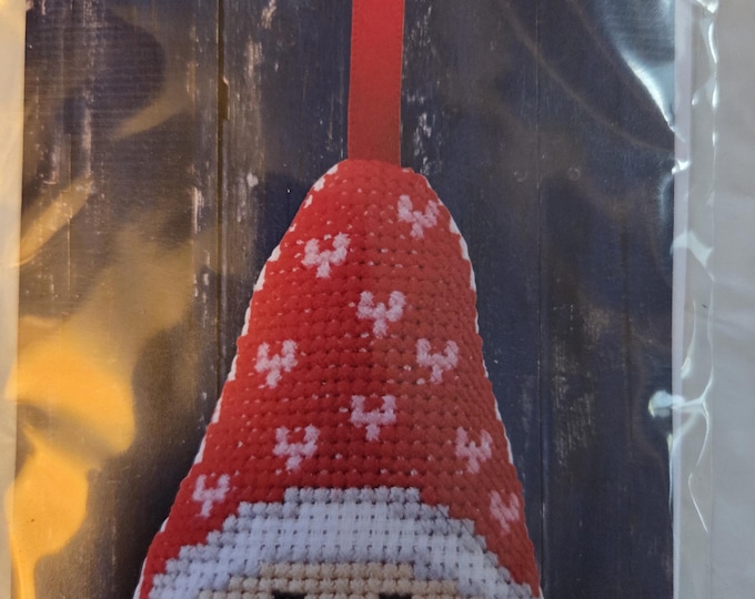 Permin Elf Ornament Counted Cross Stitch Kit. FREE SHIPPING. New Condition.