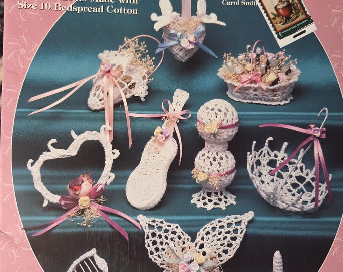Needlecraft Shop Ornament Treasures to Crochet. FREE SHIPPING. Preowned Used Condition.