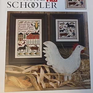 Prairie Schooler August Cross Stitch Pattern. FREE SHIPPING. Used Condition.
